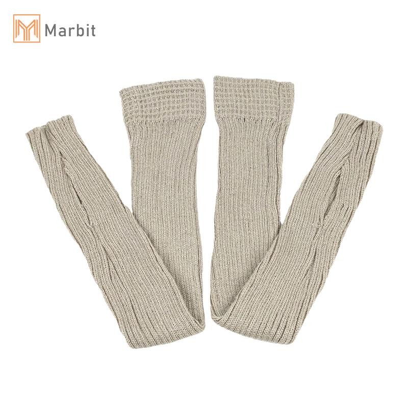 Marbit 80cm Nữ Chân Ấm Mùa Đông Cô Gái Nữ Chân Bao Cho Phòng Tập Gym Dệt Kim Len Khiêu Vũ Ba Lê Yoga Rời Tất Dài Stocking Mới