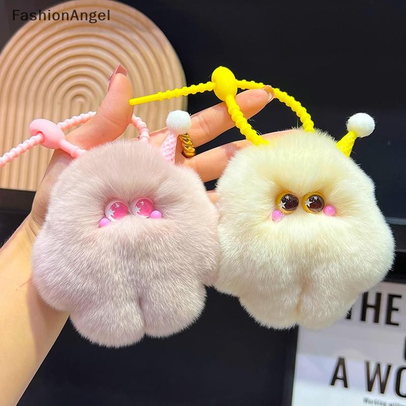 FashionAngel Dễ Thương Giả rái Cá Tóc Kem Clumsy Mặt Dây Chuyền Túi Ô Tô Phụ Kiện Quà Tặng VN