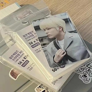 [Gou] 50 Chiếc Hàn Quốc Thẻ Tay Photocard Horapic Bảo Vệ Phim Album Chất Kết Dính Bỏ Túi Bảo Vệ Trang VN