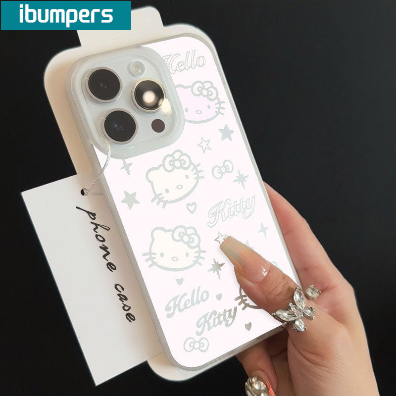 ibumpers Ốp Lưng IPhone Dễ Thương Xinh Hello Kitty Doremon Họa Tiết Ốp Điện Thoại Trong Suốt Nhám Mờ TPU Mỏng Chống Sốc Chống Bẩn Cho IPhone 16 15 14 12 13 11 Pro Max IP 7 8 Plus X XS XR