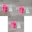 Unstop * Khuôn Silicon Handmade Thủ Công Tượng Khỉ Khuôn Dễ Dàng Khử Trùng Khuôn Hoàn Hảo Cho Thạch Cao Và Sáng Tạo