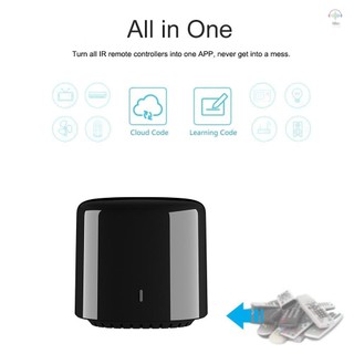 Broadlink BestCon RM4C Mini IR Black Bean Bộ điều khiển từ xa WIFI đa năng Bộ thu hồng ngoại Bộ hẹn giờ điều khiển ứng dụng Tương thích với Điều khiển bằng giọng nói Alexa