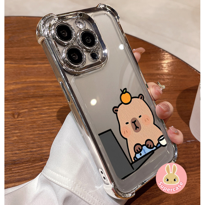 Ốp điện thoại làm việc Capybara dễ thương thời trang cho Honor 500 400 Magic 8 Pro Lite Smart X9D X70 X70i X5C Plus X5B Honor500 Honor400 Ốp lưng chống sốc động vật hoạt hình