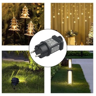 Bộ chuyển đổi nguồn điện GOODH, Thay thế máy biến áp LED IP44 31V 6W, phích cắm EU màu đen chất lượng cao ABS Đèn cổ tích Nguồn điện để chiếu sáng Giáng sinh-Tree Đèn cổ tích