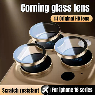 Chính Hãng iPhone 16 Pro Max Kính Ống Kính Phim iPhone 15 14 Pro Max Plus iPhone 12 13 Pro Max Camera Bảo Vệ Kính Phim Phía Sau Camera Chống Sốc Vỏ Kim Loại