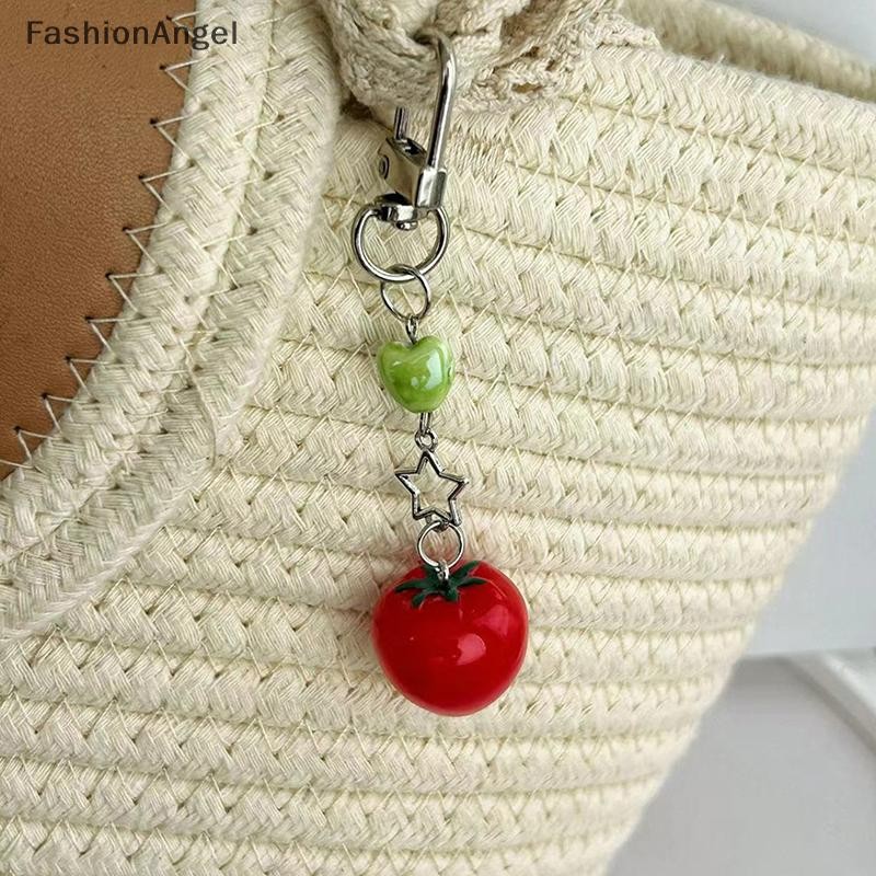 Fashionangel Mô Phỏng Ngôi Sao Cà Chua Điện Thoại Di Động Dây Xích Dây Ngọt Tươi Móc Khóa Cho Nữ Túi Máy Ảnh Chống Mất Mặt Dây Chuyền Quà Tặng Sinh Nhật VN