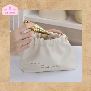 Túi Đựng Mỹ Phẩm Da PU Nắp Nam Châm Twinkle Little Star - Sang Trọng, Tiện Lợi