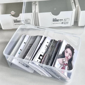 Maybest Hàn Quốc Trong Suốt Hộp Bảo Quản Thẻ Photocard Hộp Bảo Quản Thẻ Ảnh Tổ Chức Phân Loại Hộp Lật {VN}
