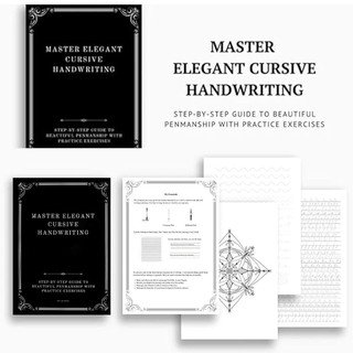 Master Elegant Cursive Workbook Cải thiện kỹ năng viết tay cho học sinh
