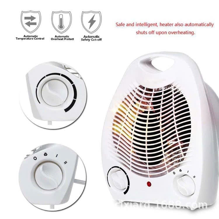Quạt sưởi hai chế độ bảo hành 12 tháng tiết kiệm điện