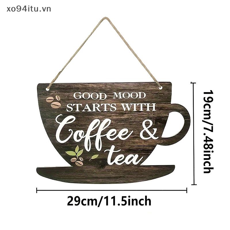 Xoitu Trà Cà Phê Bằng Gỗ Dấu Hiệu Mộc Mạc Mỹ Dấu Hiệu Cafe Cà Phê Thanh Trang Trí Cho Nhà Bếp Diner Nhà Lễ Hội Tường Gỗ Trang Trí VN