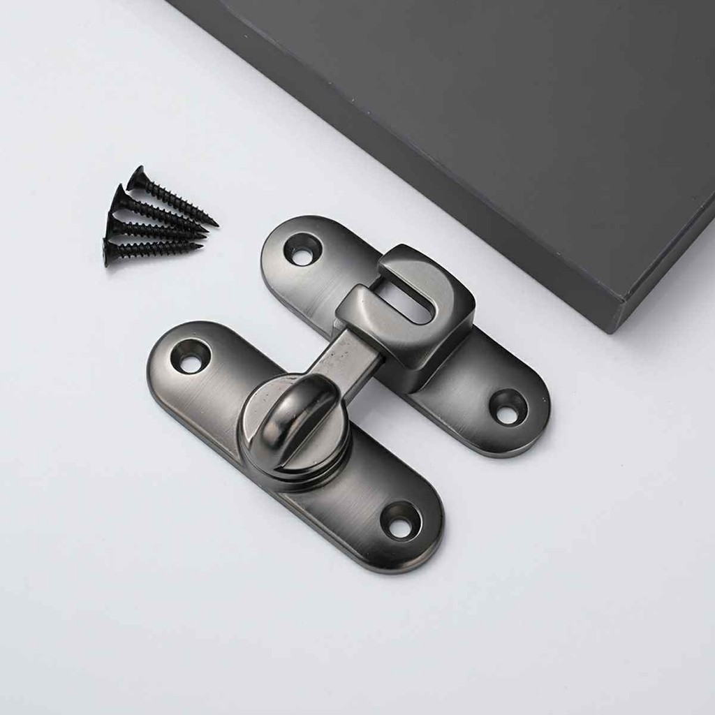 Chốt khóa cửa chống trộm dành cho cửa mở - lùa - trượt. Chốt xoay chống trộm bằng hợp kim dày dặn