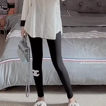 Quần Legging Chữ x KCloset Chất Dày Dặn Nữ Tính Hách Chiều Cao