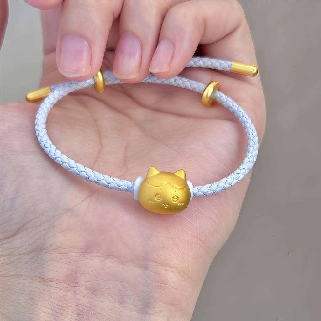 Mùa Xuân 2025 Mùa Hè Chiikawa Chiikawa Chiikawa Meow Usaqi Nhỏ Tám Chuyển Hạt Cát Vàng Vòng Tay Phụ Kiện Nữ