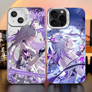 Ốp Điện Thoại Honkai Star Rail Castorice Cho Iphone 16 Pro Max 16e 11 12 13 14 15 Pro Max 7 8 Plus XR X XS Cover Cô Gái Dễ Thương Matte Armor Cao Cấp IMD Vỏ Chống Sốc