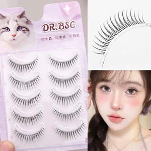 Thin Band Cosplay Manga Lasshes C Curl Natural Look Lông Mi Giả Hoàn Hảo Cho Salon Trang Điểm Chuyên Nghiệp