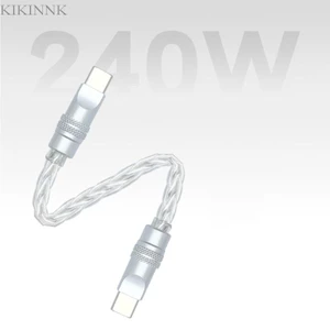 Độ bền cáp bện KIKIN Type C sang Type C để sạc nhanh và truyền dữ liệu