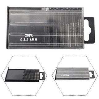 [Fuxin] Bộ 40 mũi khoan xoắn ốc Mini HSS 0,3mm-1,6mm