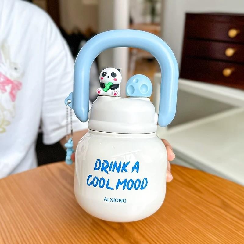 Bình Giữ Nhiệt DRINK 680ml Inox 316 Có Lõi Lọc Trà Và Quai Xách