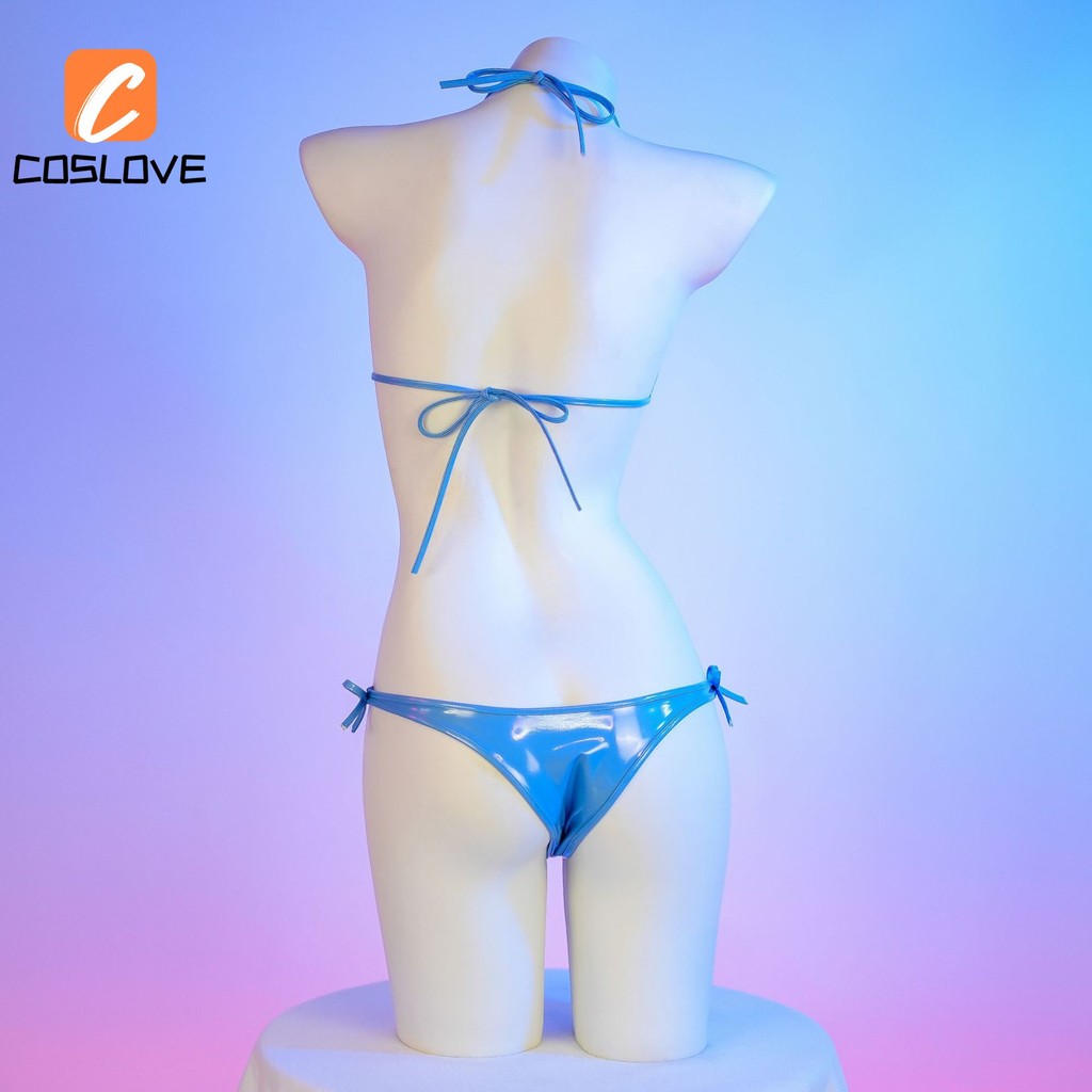 Hololive Gawr Gura Cá Mập Bikini Phù Hợp Với Người Phụ Nữ Một Kích Thước Đồ Bơi Mùa Hè Kỳ Nghỉ Trang Phục Hoạt Hình Phong Cách Cos Đồ Bơi