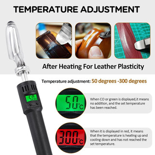 Bàn Là Ủi Da Mini Cầm Tay - Điều Chỉnh Nhiệt Độ, Dùng Cho Quần áo Và Giày Da - Nhỏ Gọn Tiện Lợi