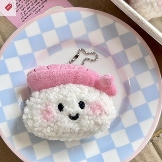ALIK Sweet Sushi Sang Trọng Búp Bê Nhồi Bông Mềm Búp Bê Móc Khóa Xe Chìa Khóa Ba Lô Mặt Dây Chuyền Túi Đi Học Trang Trí Cặp Đôi Quà Tặng VN