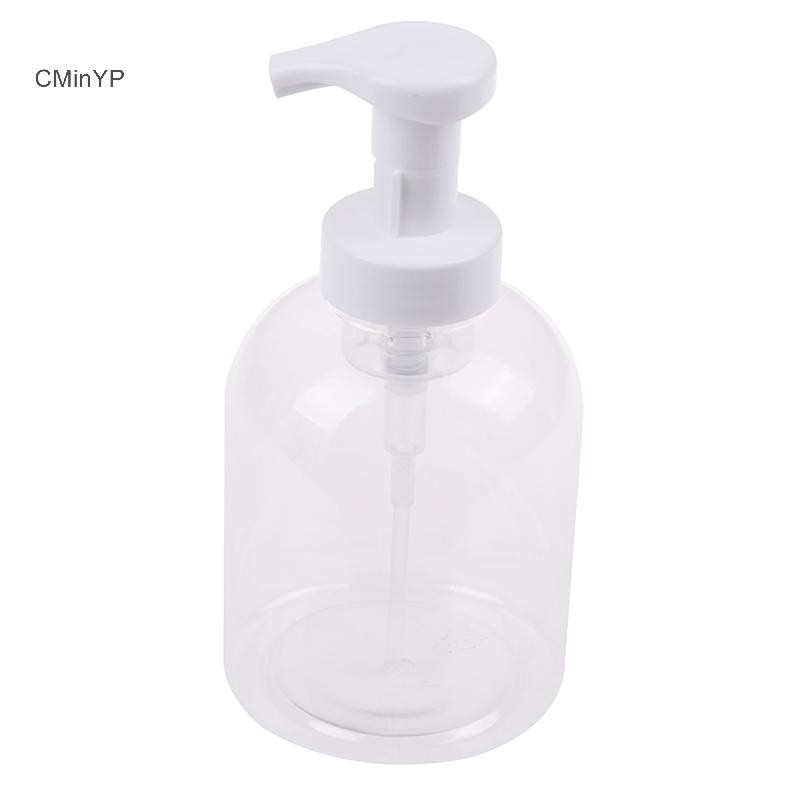 Cminyp 1 Chai tạo bọt trong suốt 500ml Hộp đựng xà phòng tạo bọt bơm xà phòng Glory