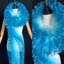 ROLY Flounce Wave Ren Vải, Thời Trang 12cm Rộng Pleat Lưới Organza, Phụ Kiện Váy Ruffle Màu Gradient 2 Sân Xếp Ly Vải Ren