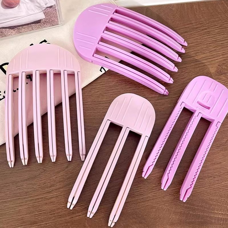 Lược Tạo Kiểu Tóc Tự Nhiên Lông Tơ Lông Tơ Bàn Chải Tóc Cao Cranial Top Lược Lười Người Không Dấu Vết Kẹp Tóc