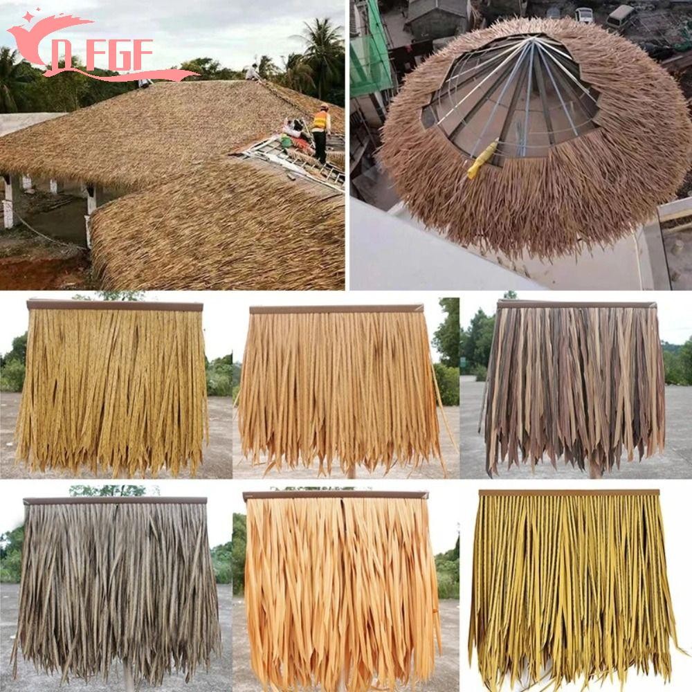 Mái Rơm Mô Phỏng, Mái Nhà Chống PVC Trang Trí, Cây Nhân Tạo Tự Nhiên ...