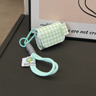 Điểm sóng lưới màu xanh lá cây cho AirPods 1 / 2 3 Pro Pro2 pro3 Airpod4 Bộ tai nghe Vỏ bảo vệ Bluetooth không dây AirPods Pro i3 i4 pro3 Vỏ bảo vệ tai nghe