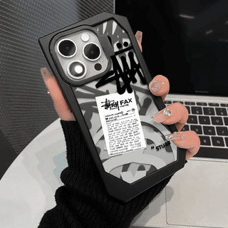 Ốp Điện Thoại Doanh Nhân Hình Không Đều Cho iPhone 16 15 14 13 12 11 Graffiti Nghệ Thuật Chữ Cái Tiếng Anh Thẻ