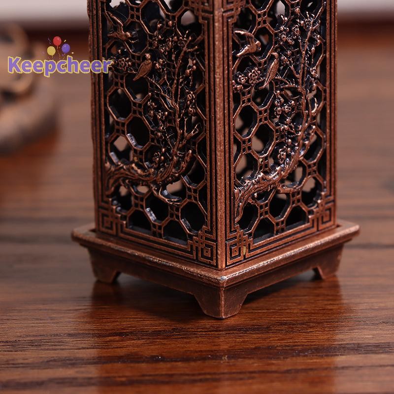 [Keepcheer] Giá đỡ hương hợp kim dọc hình vuông Trang trí đầu đốt hương trong nhà Phụ kiện gia đình để bàn [Mới]