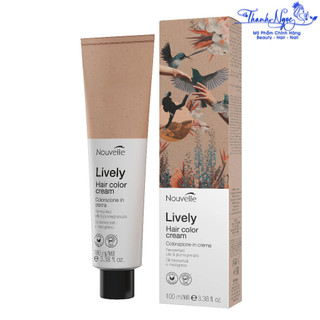 Màu nhuộm thuần chay Nouvelle Lively Hair Color - Ammonia FREE 100ml [ TN ]