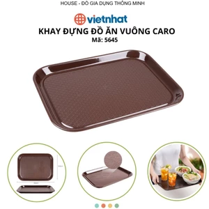 Khay Đựng Thực Phẩm Vuông Mặt Caro Chính Hãng VIỆT NHẬT (Mã 5645)