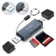 Đầu đọc thẻ SDTF btsg USB 3 0 với thiết kế hai khe cắm và tính năng OTG loại C để sử dụng di động tiện lợi