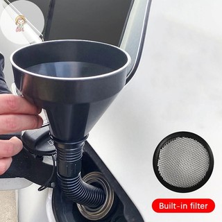 TWE Động Cơ Tiếp Nhiên Liệu Phễu Có Bộ Lọc Cho Ô Tô Xe Máy Xe Tải Dầu Lọc Nối Dài Ống Phễu Dụng Cụ VN