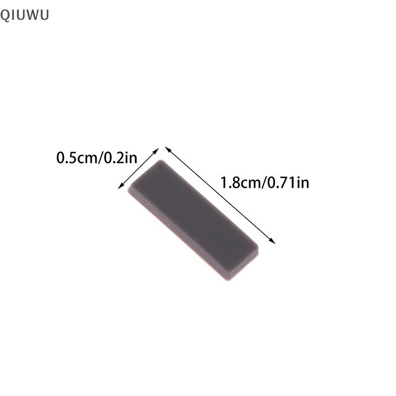 Qiuwu 2 Miếng đệm chân bảo vệ cao su chống va chạm cho Dell Latitude 7400 7300 A Shell Foot Pad đáy cao su.