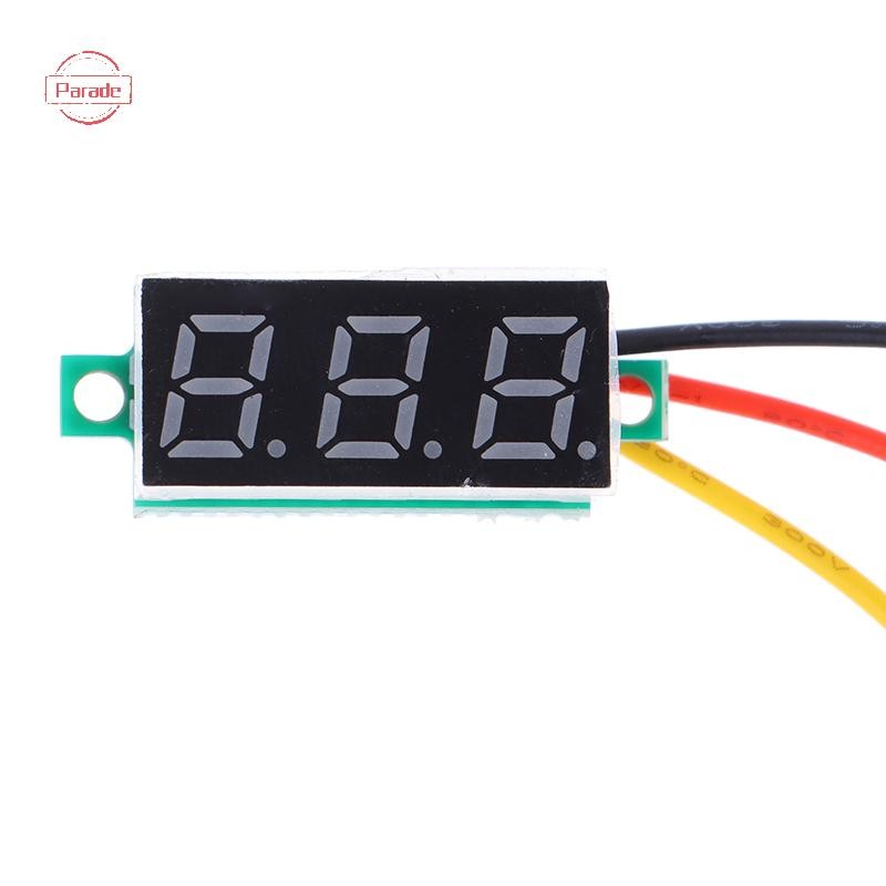 Diễu hành 0,28 Inch Vôn kế kỹ thuật số 0-100V Máy kiểm tra điện áp Vôn kế Máy dò VN