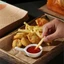 50 / 100 Giấy Chống Dầu Để Gói Bao Bì Bánh Mì Burger Chiên Thực Phẩm Chiên Chiên Đĩa Giấy Nướng Không Khí Thảm Phụ Kiện [BK]
