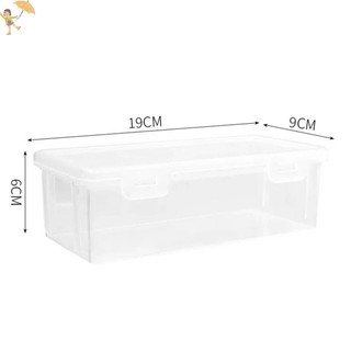 [Gou] 1 Hộp Đựng Bút Chì Dung Tích Lớn Chất Liệu PP Hộp Bút Chì Trong Suốt Có Thể Xếp Chồng Đồ Dùng Văn Phòng Hộp Sắp Xếp Lưu Trữ VN