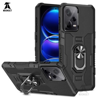 Dành Cho Redmi Note 12 Pro 5G Ốp điện thoại PC Cứng Lưng Mềm TPU Edge Bảo Vệ Camera Vòng Giá Đỡ Chân Đế Chống Sốc Mỏng Bao