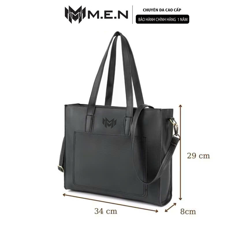 Túi quai xách laptop 16 inch FOX M.E.N đen nâu [DEAL SẬP SÀN]