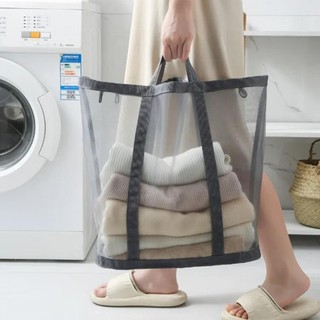 Giỏ đựng đồ giặt có thể gập lại WOOLYNOOK, Đồ lặt vặt dành cho trẻ em Giỏ đựng quần áo bẩn, Giỏ đựng đồ dung tích lớn có thể treo bằng lưới cho Hone