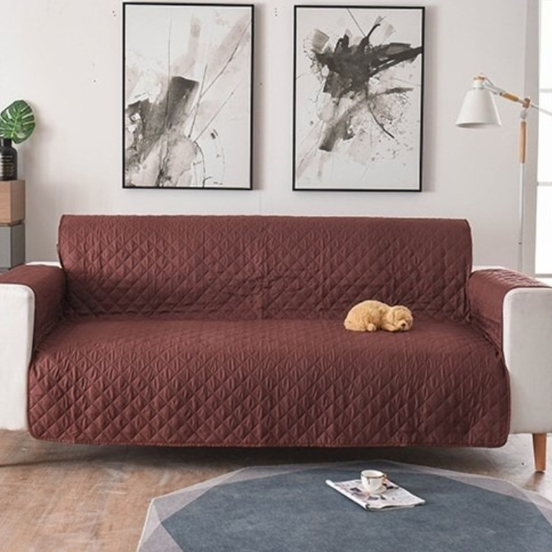 Bộ Vỏ Kiểu Liềnbọc Ghế Sofa Hình Chữ Trượt Tiện Dụng 1/2/3 Chỗ Ngồi Kiểu Liền