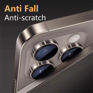 Kim Loại Bảo Vệ Ống Kính Máy Ảnh Cho IPhone 16 Pro Max Vòng Kim Loại Cho IPhone 11 12 13 14 15 Pro Max Plus Ống Kính Máy Ảnh Thủy Tinh Mini