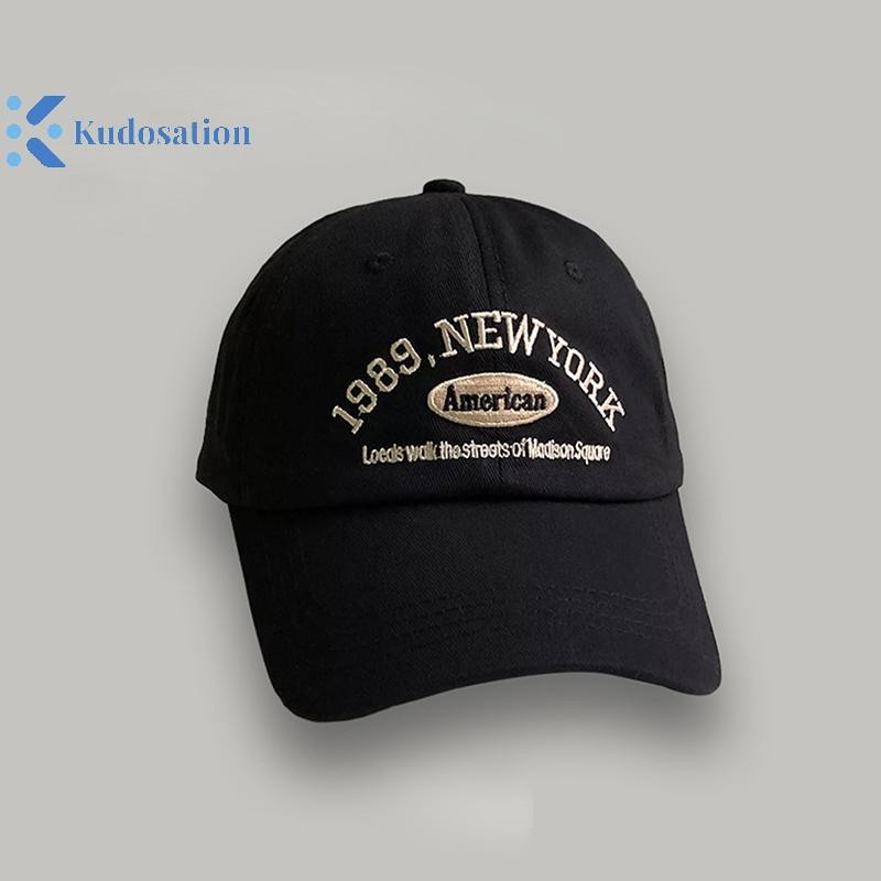 Kudosation Bóng Chày Có Thể Điều Chỉnh Cặp Đôi Nam Nữ Thời Trang Hip Hop Mũ Hàn Quốc Topi Unisex