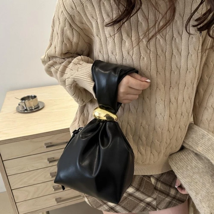 Women's Korean-Style PU Leather Clutch – Large, for Parties – 6