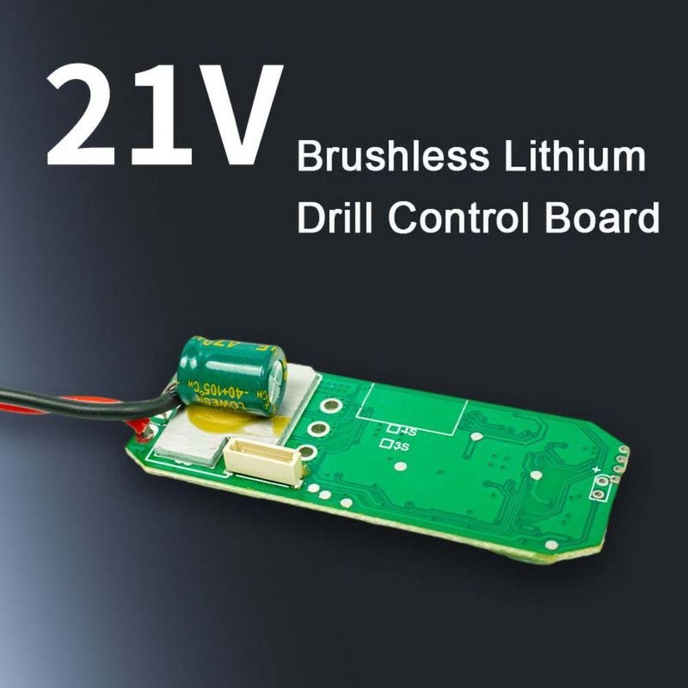 Bảng bảo vệ máy khoan sạc YMIFI, Bộ điều khiển máy khoan ABS 6,6 * 2,5cm, Phụ kiện dụng cụ điện kim loại bảo vệ 21V Máy khoan cầm tay