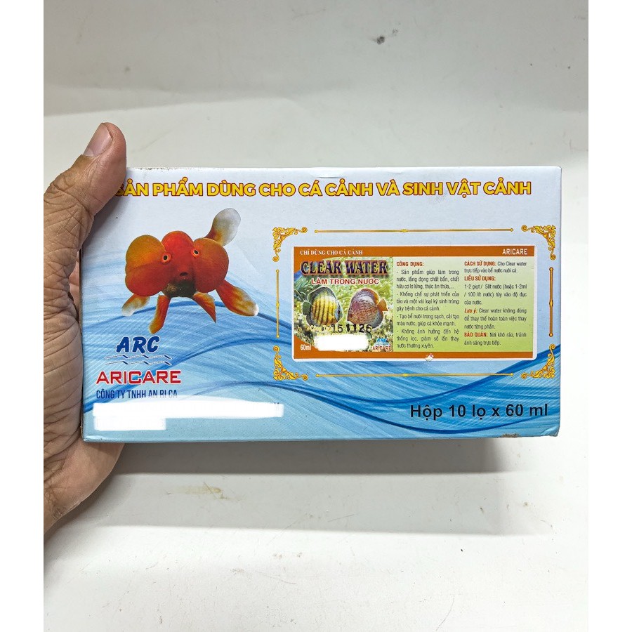 Men Vi Sinh Làm Trong Nước Clear Water ARC (Thái Lan) (Chai 60ml) Mẫu Mới